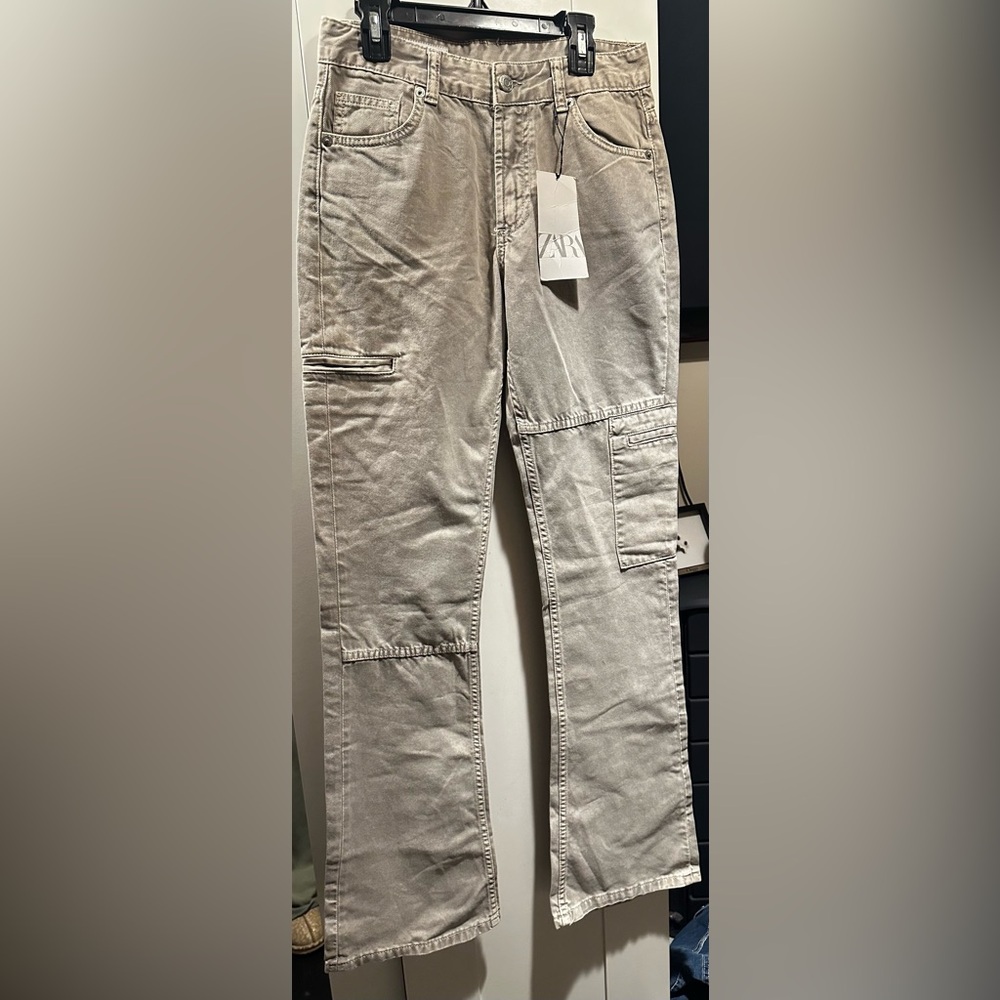 NWT ZARA Cargo Jeans